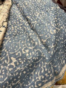 Collection Strictement Naturelle Tussar Block Printing
