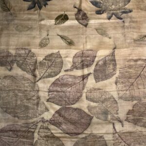 SOIE TUSSAR TEINTES NATURELLES ECO IMPRESSION BEIGE