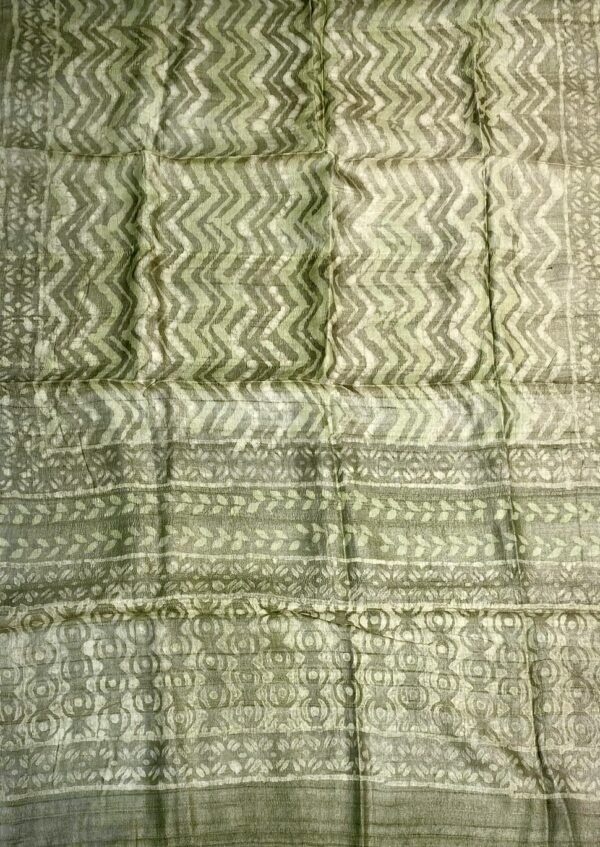 Collection Strictement Naturelle Tussar Block Printing natural dye