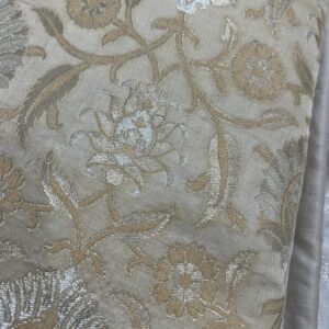 SOIE BÉNARÈS ELEGANCE GOLD ET SILVER