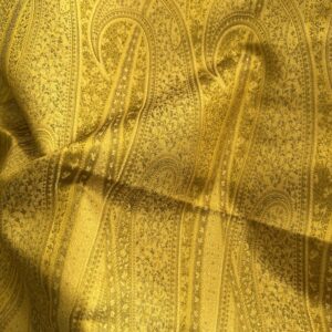 TANCHOI SOIE DE MÛRIER CACHEMIRE JAUNE