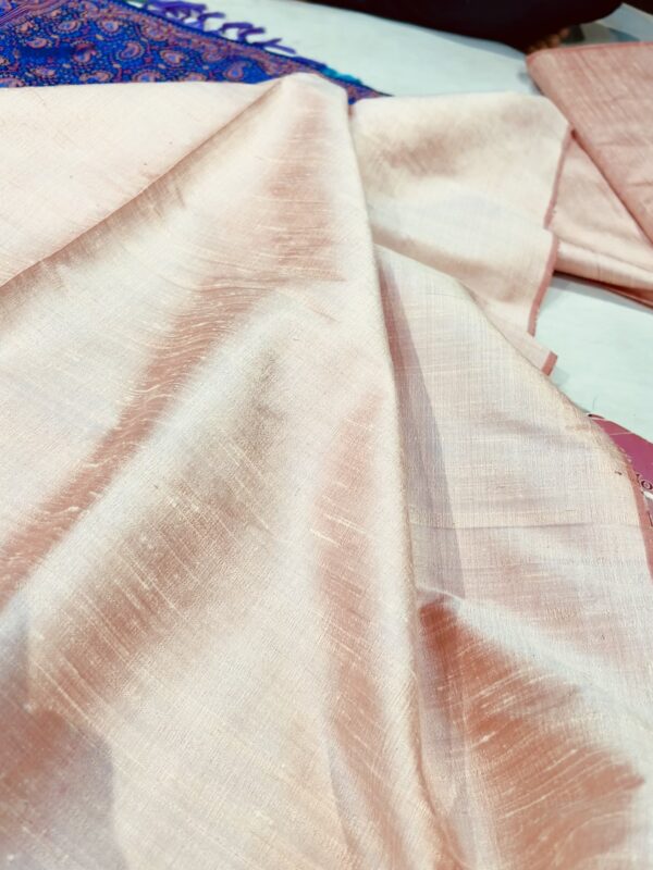 Dupion Raw Silk Tohora Light pink