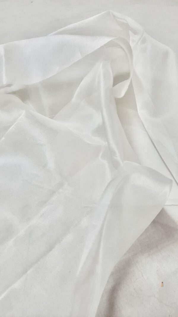 Organza blanc de blanc Tohora fine silk