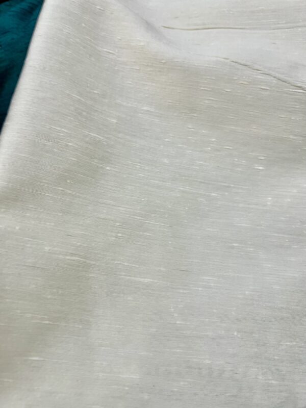 SOIE DUPION BLANCHE ou CRÈME