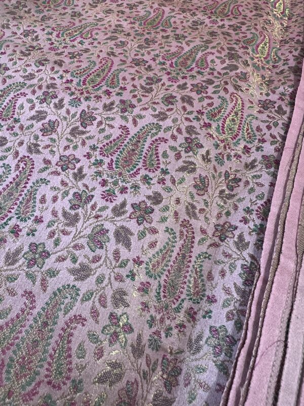 TANCHOI CACHEMIRE SOIE ROSE 4 COULEURS