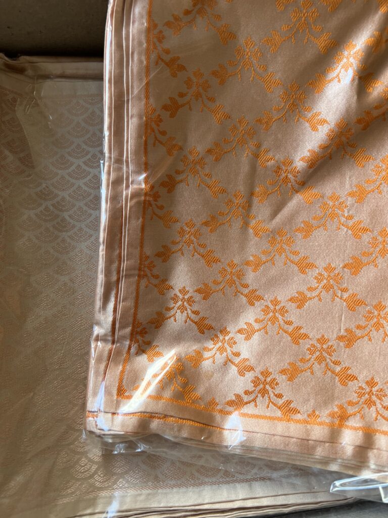 ®Tohora pochettes Soie de murier couleur creme