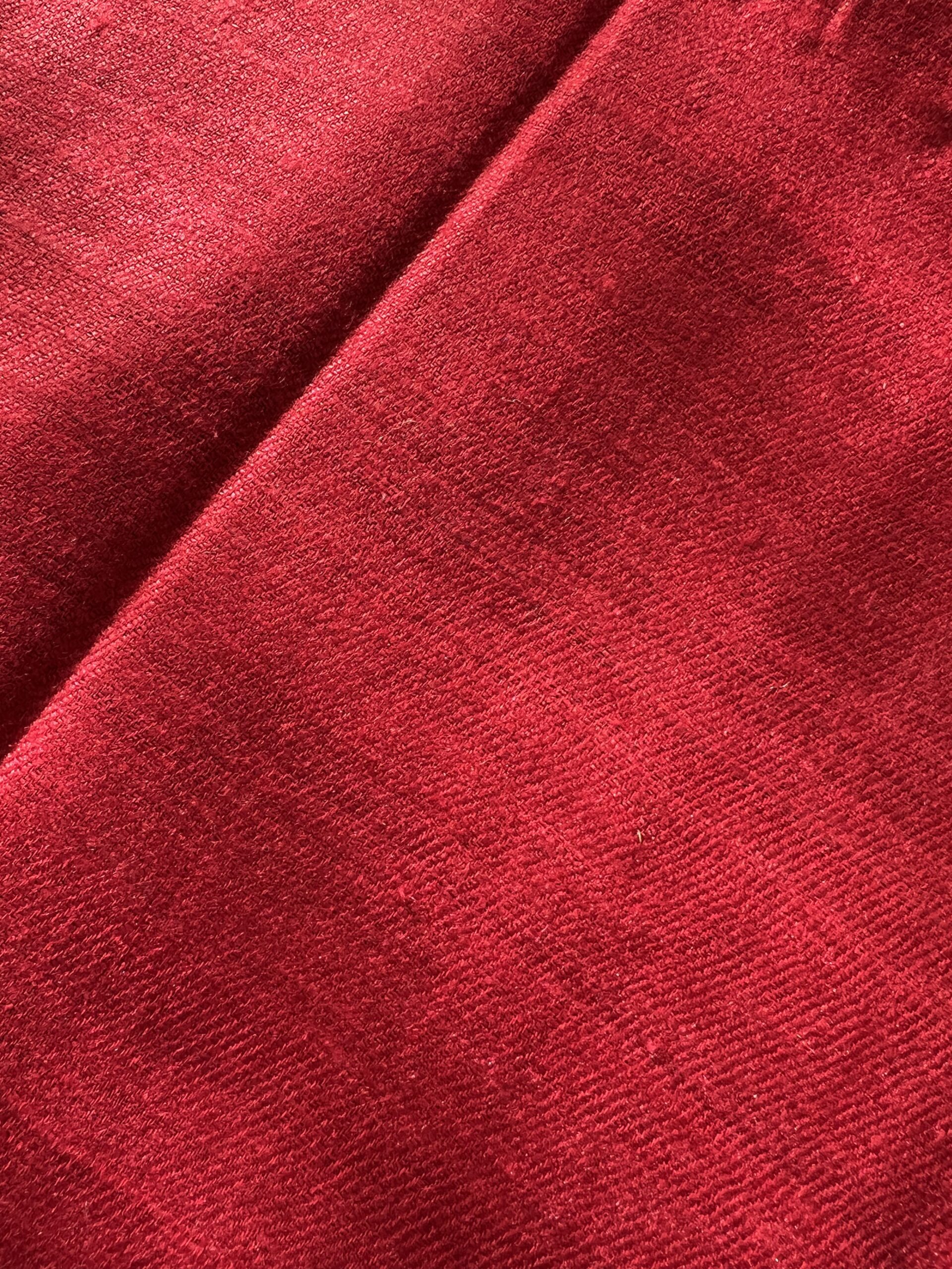 etole eri rouge tohora tissée main